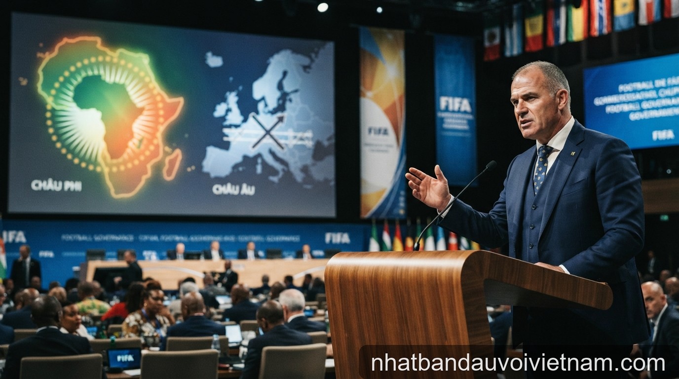 Gianni Infantino và chiến dịch tái tranh cử: Châu Phi là chìa khóa, Châu Âu là rào cản